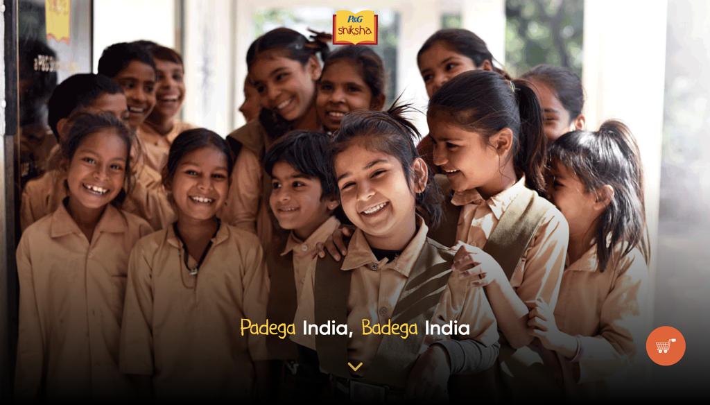 P&G Shiksha Showcase Web/Mobile App